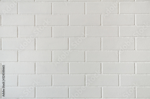The white brick wall that is strong