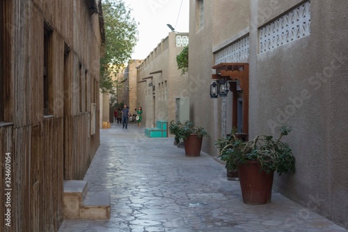 Fototapeta Naklejka Na Ścianę i Meble -  Al Fahidi Historical Neighbourhood in dubai