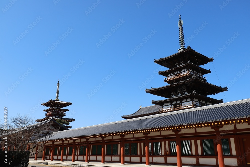Obraz premium 薬師寺