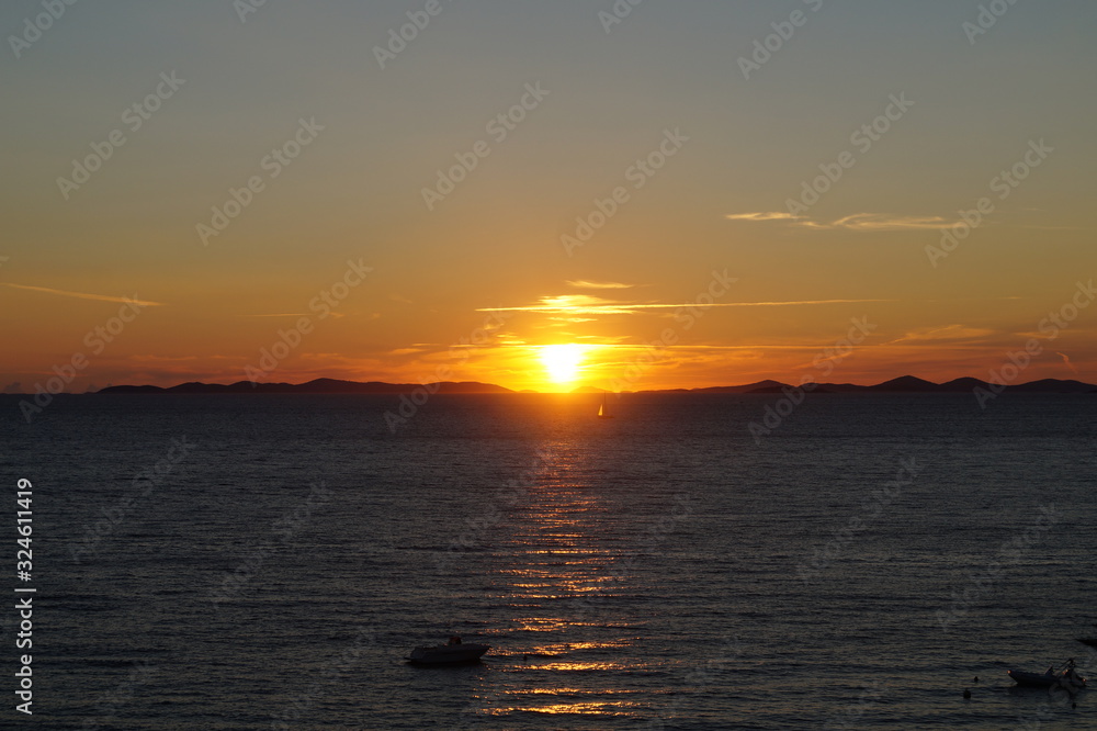 sunset croatia, Kornati