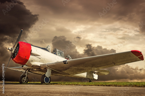 historical aircraft in retr...
