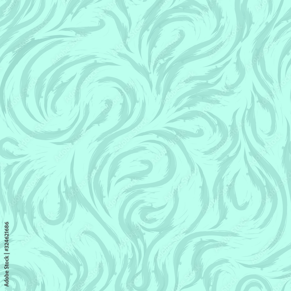 Abstract vector marine motif of smooth lines in the form of spir Abstract vector marine motif of smooth lines in the form of spir