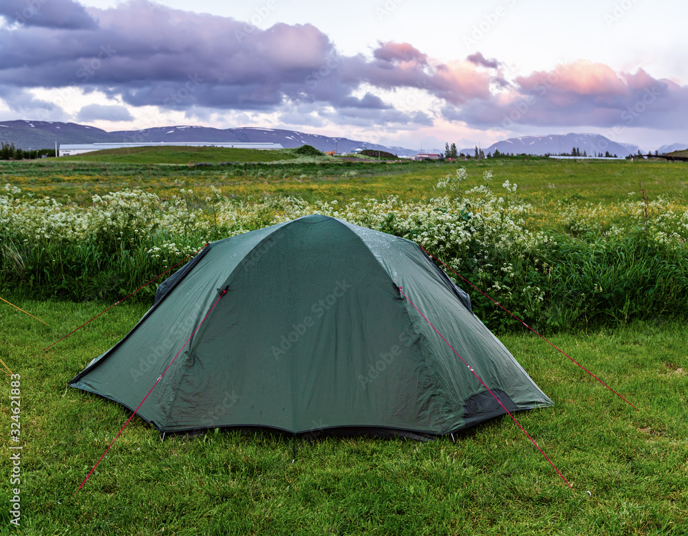 Tent in Iceland