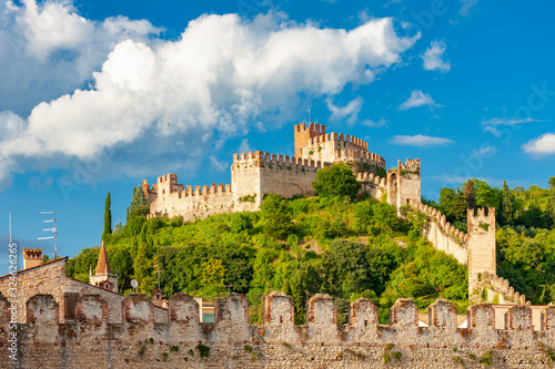 Castle Soave in Veneto, Italy