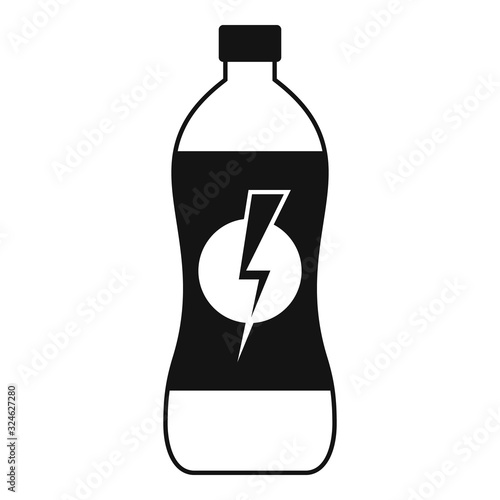 Soda energy drink icon. Simple illustration of soda energy drink vector icon for web design isolated on white background