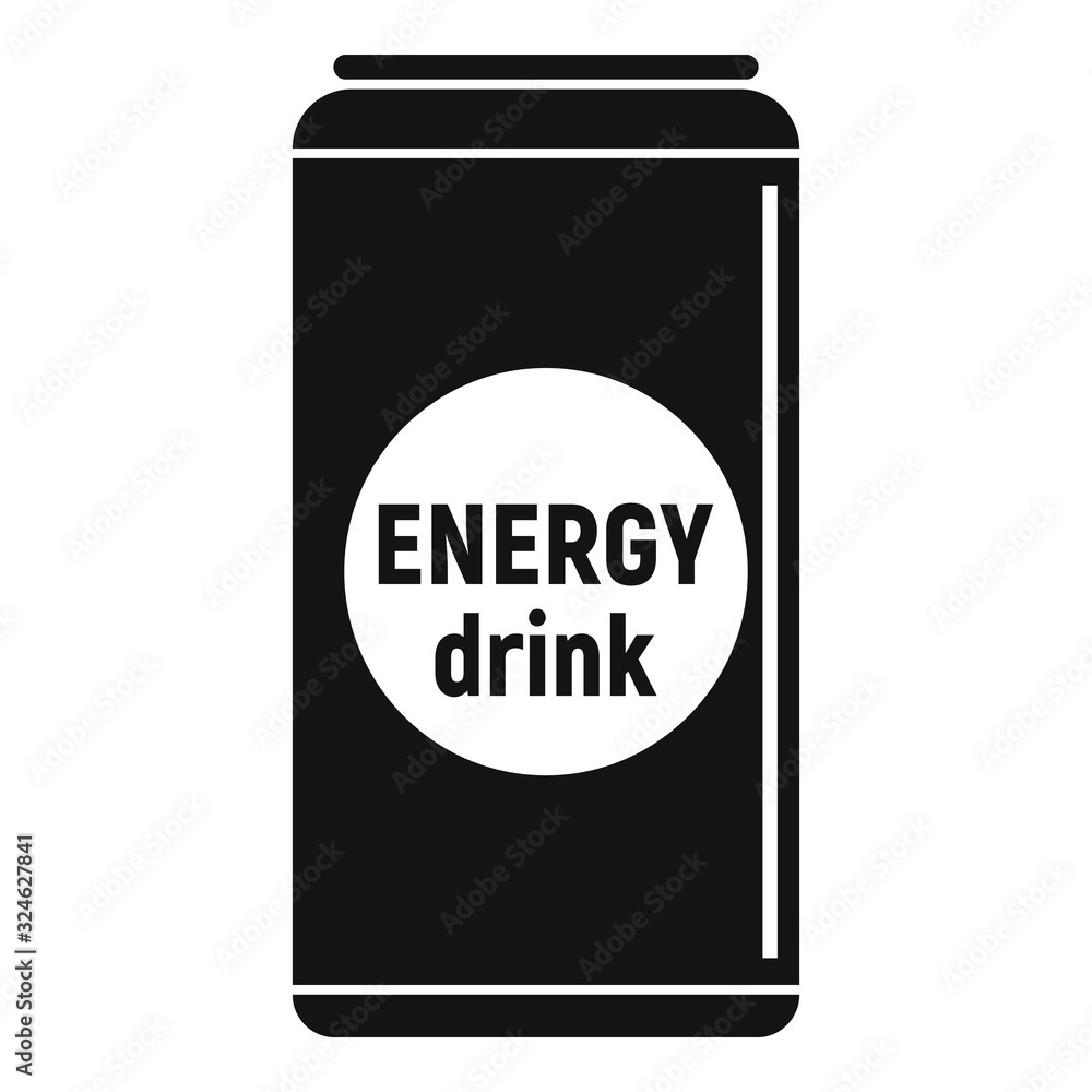 Energy drink product icon. Simple illustration of energy drink product vector icon for web design isolated on white background