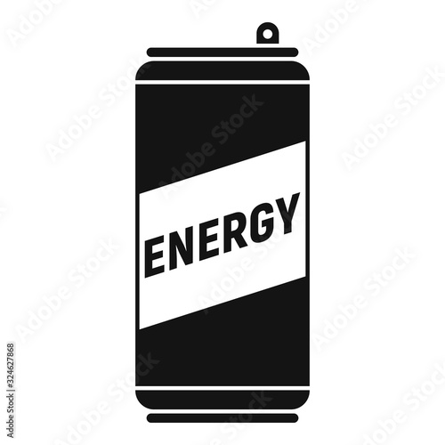 Sport energy drink icon. Simple illustration of sport energy drink vector icon for web design isolated on white background