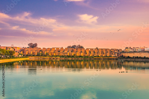 Sahrij Swani (Basin of the Norias), artificial lake, Meknes, Morocco