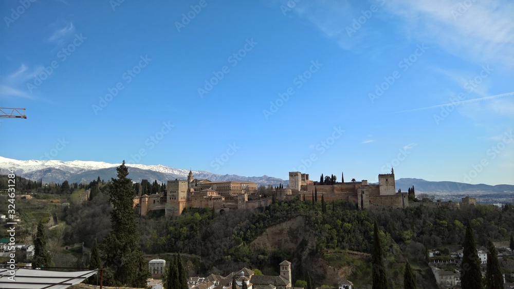 Estupendas vistas a la Alhambra de Granada
