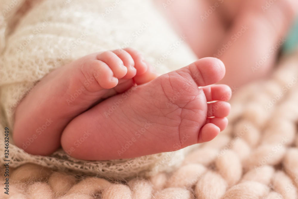 baby newborn foot finger closeup detail small leg feet baby newborn foot finger closeup detail small leg feet