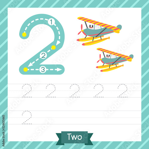 Number 2 transportation tracing worksheet