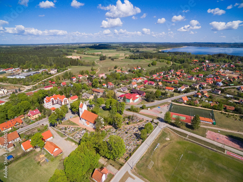 Aerial view of beautiful Kr...