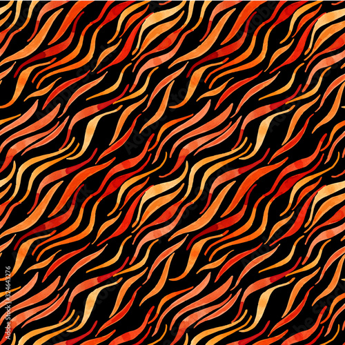 abstract background with flames