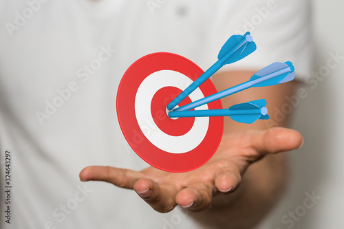  makes a dart throw on the target. The concept of persistence in business..