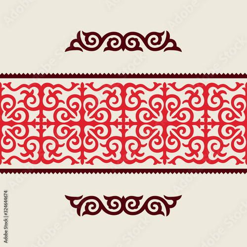 Traditional ornament of middle Asia