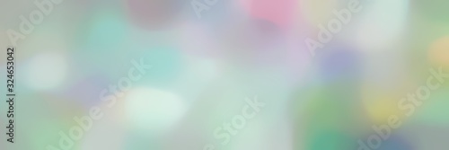 blurred iridescent landscape format background with silver, light gray and light slate gray colors and space for text or image