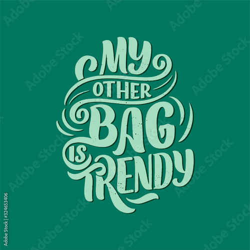Eco bag print for cloth des...