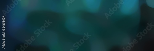 Panel kuchenny z motywem blurred landscape format background graphic with very dark blue, dark slate gray and teal colors and free text space