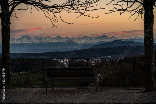 Sitzbank mit Aussicht