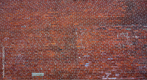 Brick wall - Rockport, Massachusetts.