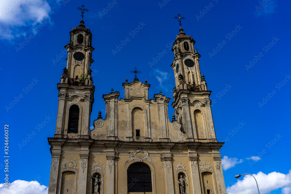April 27, 2018 Vilnius, Lithuania, Catholic church of the Ascension in Vilnius. April 27, 2018 Vilnius, Lithuania, Catholic church of the Ascension in Vilnius.