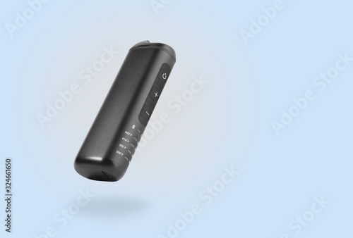 Εκτύπωση καμβά Modern Floating vaporizer device on blue background