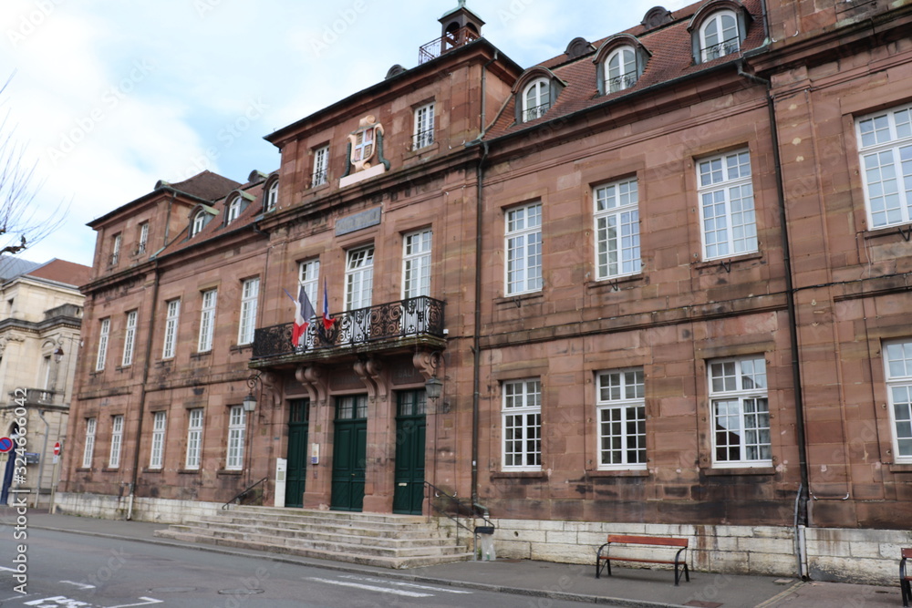 Mairie ou hôtel de ville de Montbéliard - ville de Montbéliard - département du Doubs - région Franche Comté - France - Vue extérieure