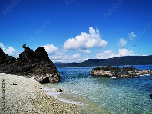 beach and sea