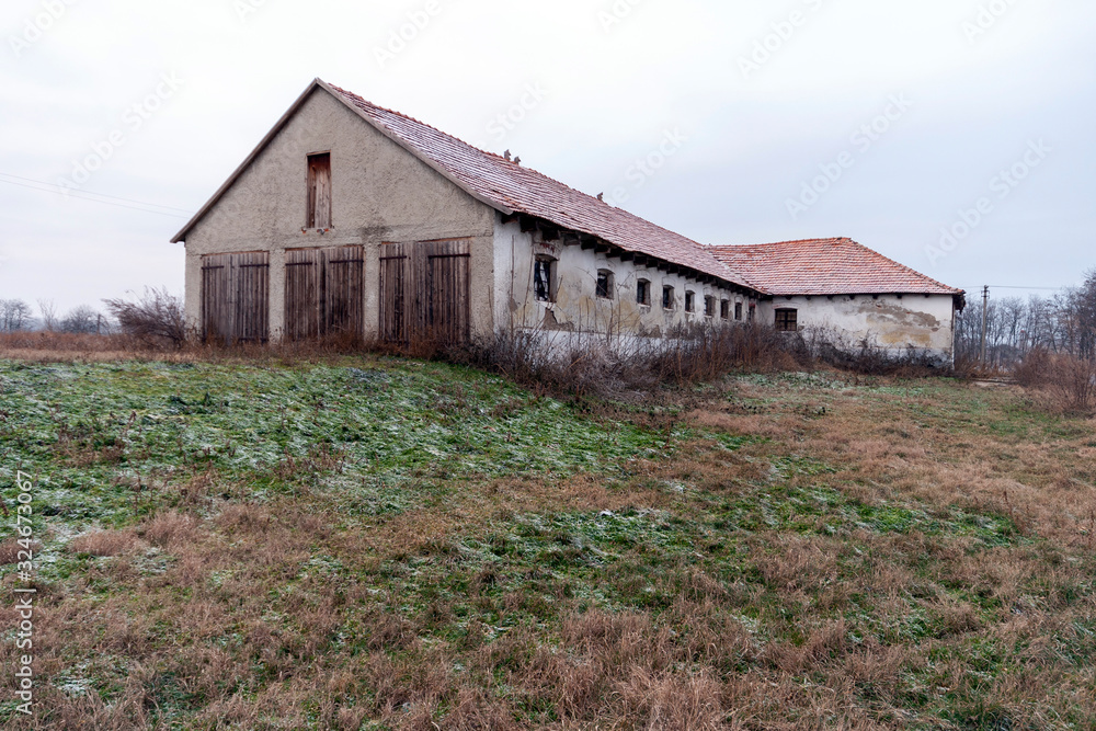 Abandoned building in the hungarian countryside Abandoned building in the hungarian countryside