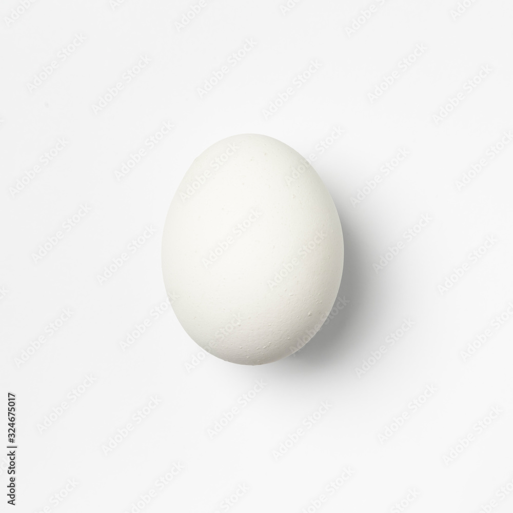 minimalistic white egg isolated on white background minimalistic white egg isolated on white background