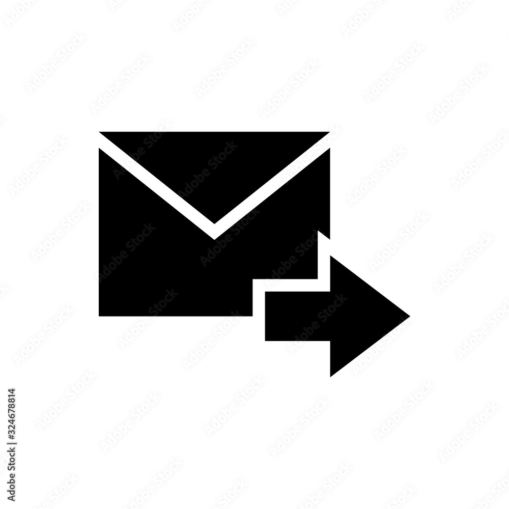 Send message vector icon. Forward email, letter, mail sending symbols. Chat, communication, next message icon. Envelope with right transfer arrow sign. Send message vector icon. Forward email, letter, mail sending symbols. Chat, communication, next message icon. Envelope with right transfer arrow sign.