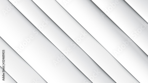 Fototapeta Naklejka Na Ścianę i Meble -  Minimal geometric abstract white background,paper effect. Futuristic design gradient with stripes.Vector illustrations
