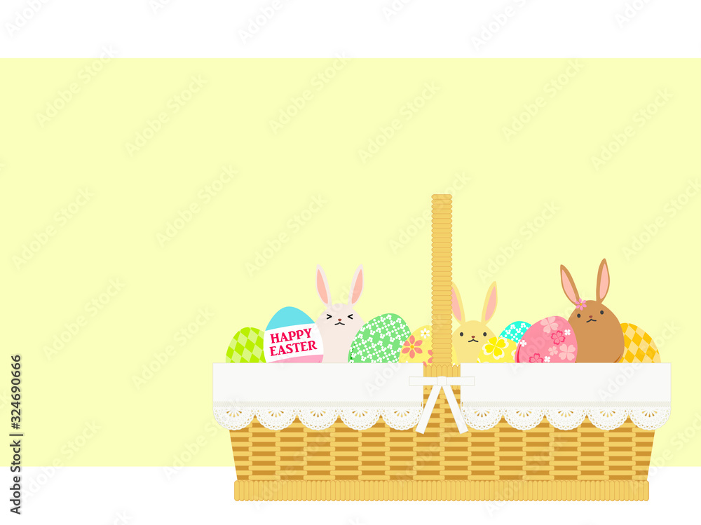 イースターエッグとうさぎのイラスト Stock Vector Adobe Stock イースターエッグとうさぎのイラスト Stock Vector Adobe Stock