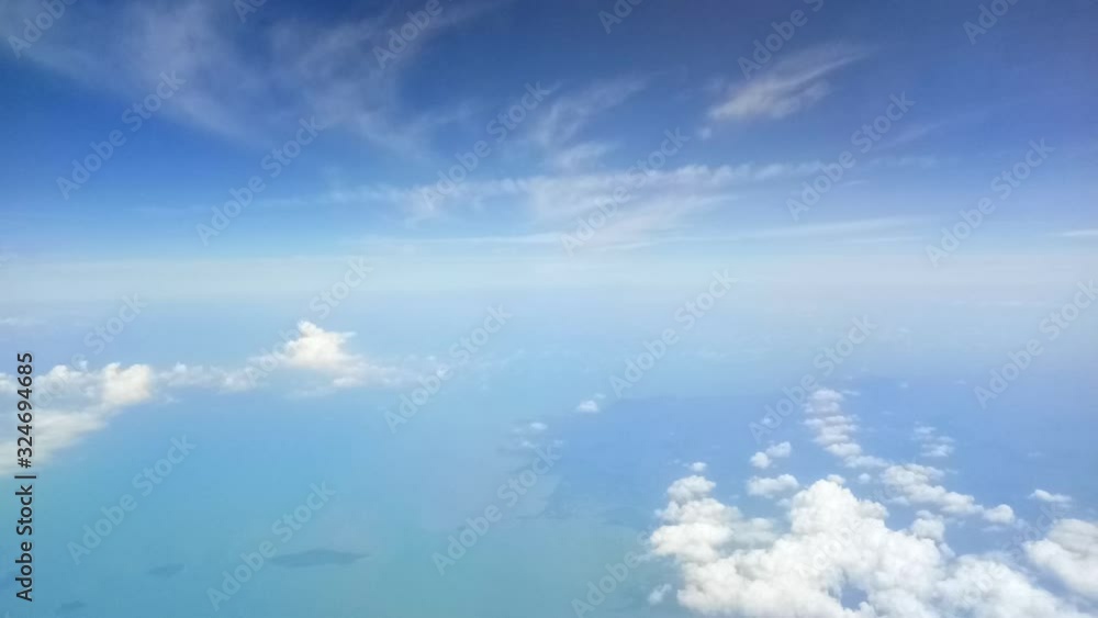 Clound with Blue Sky in Sunny Day High angle Clound with Blue Sky in Sunny Day High angle