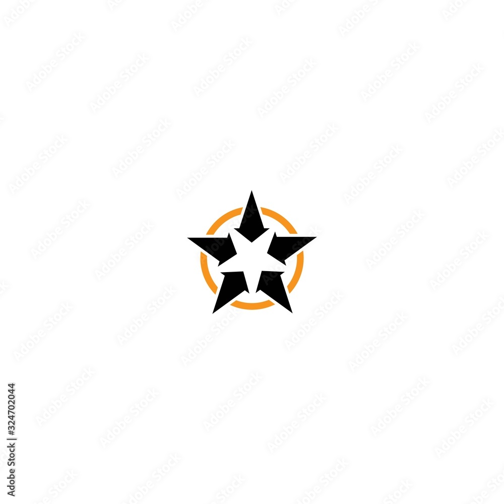 Star logo vector icon design