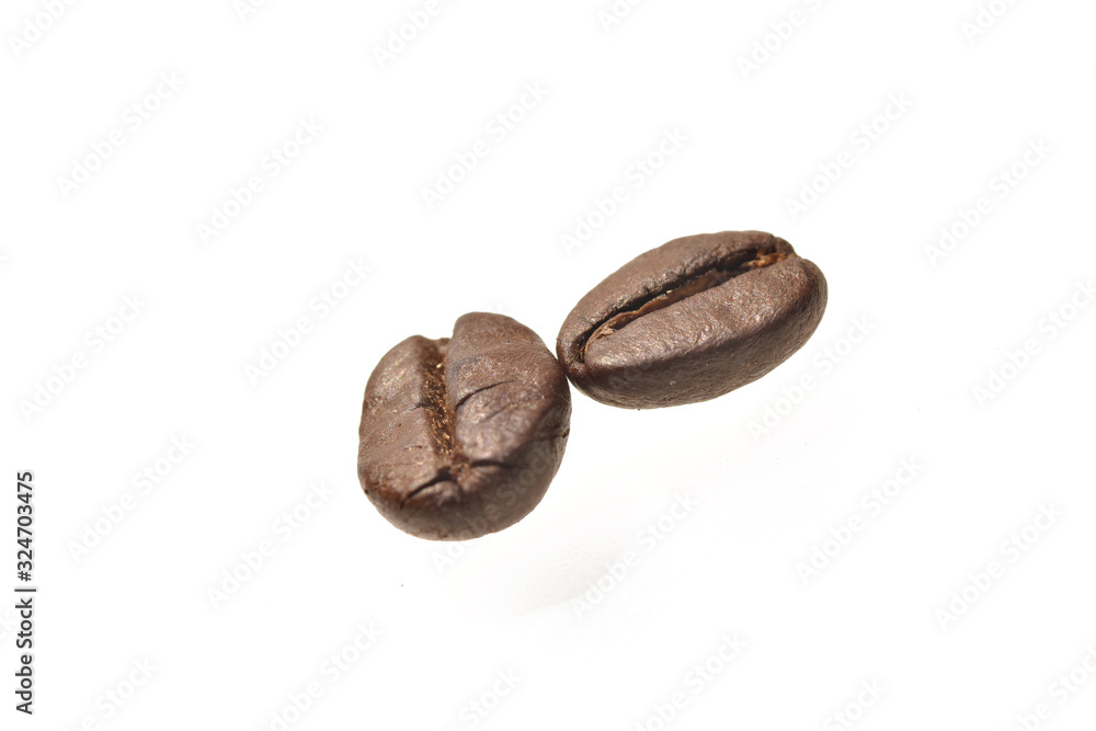 Fototapeta premium Coffee bean isolated on white