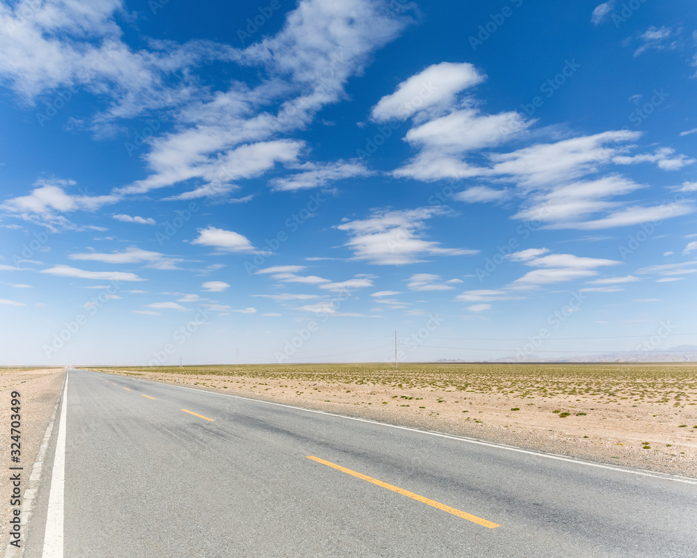 desert steppe road