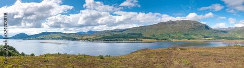 Panorama of Loch Carron, Highlands, Scotland © inspi