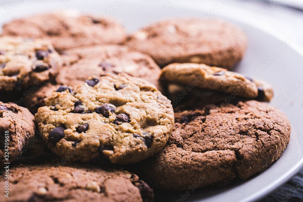 Homemade sweet chocolate chip cookies Homemade sweet chocolate chip cookies