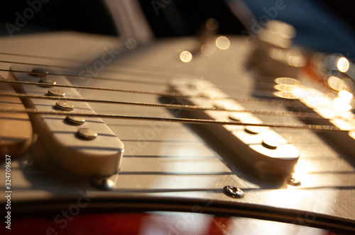 Photo Closeup of Guitar