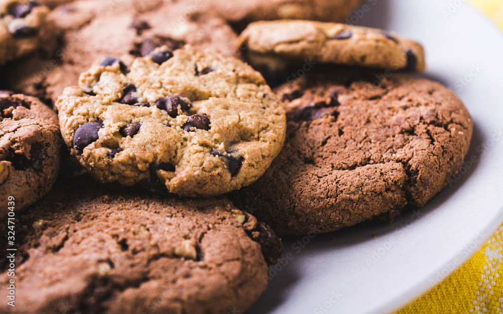 Homemade sweet chocolate chip cookies Homemade sweet chocolate chip cookies