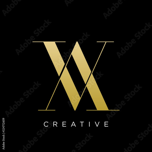 av logo design vector photo