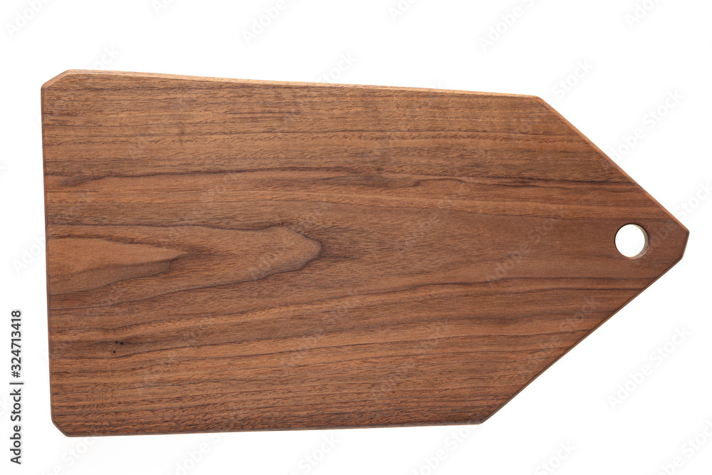 Handmade walnut wood chopping board.