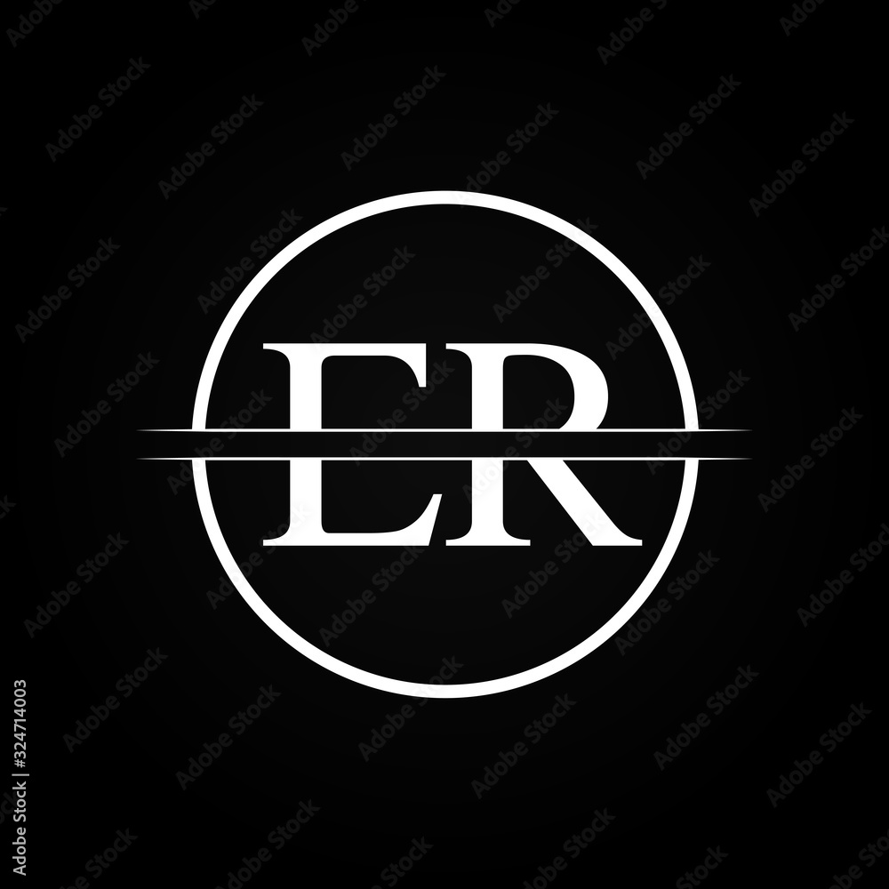 Initial ER Letter Linked Logo Business Vector Template. Creative Letter ER Logo Design Initial ER Letter Linked Logo Business Vector Template. Creative Letter ER Logo Design