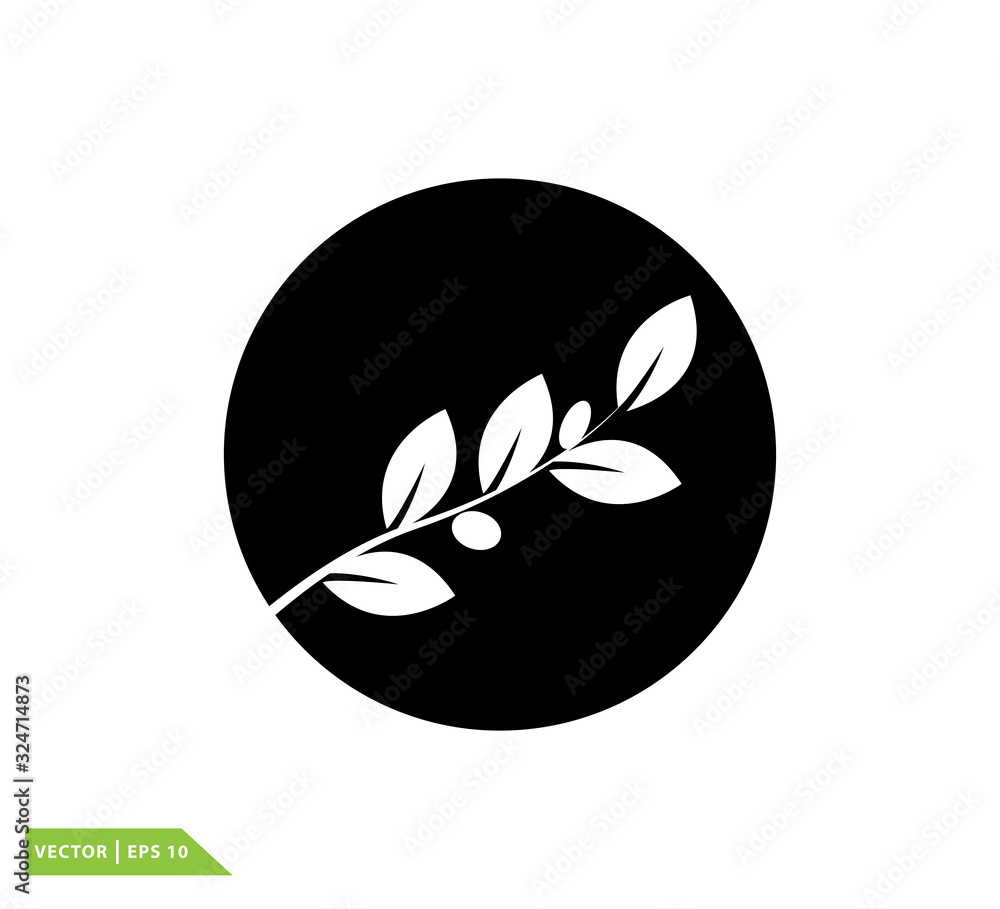 Olive nature icon vector logo design template Olive nature icon vector logo design template
