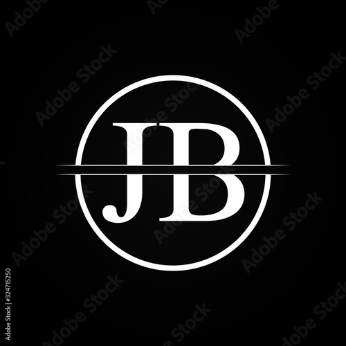 JB letter Type Logo Design vector Template. Abstract Letter JB logo Design
