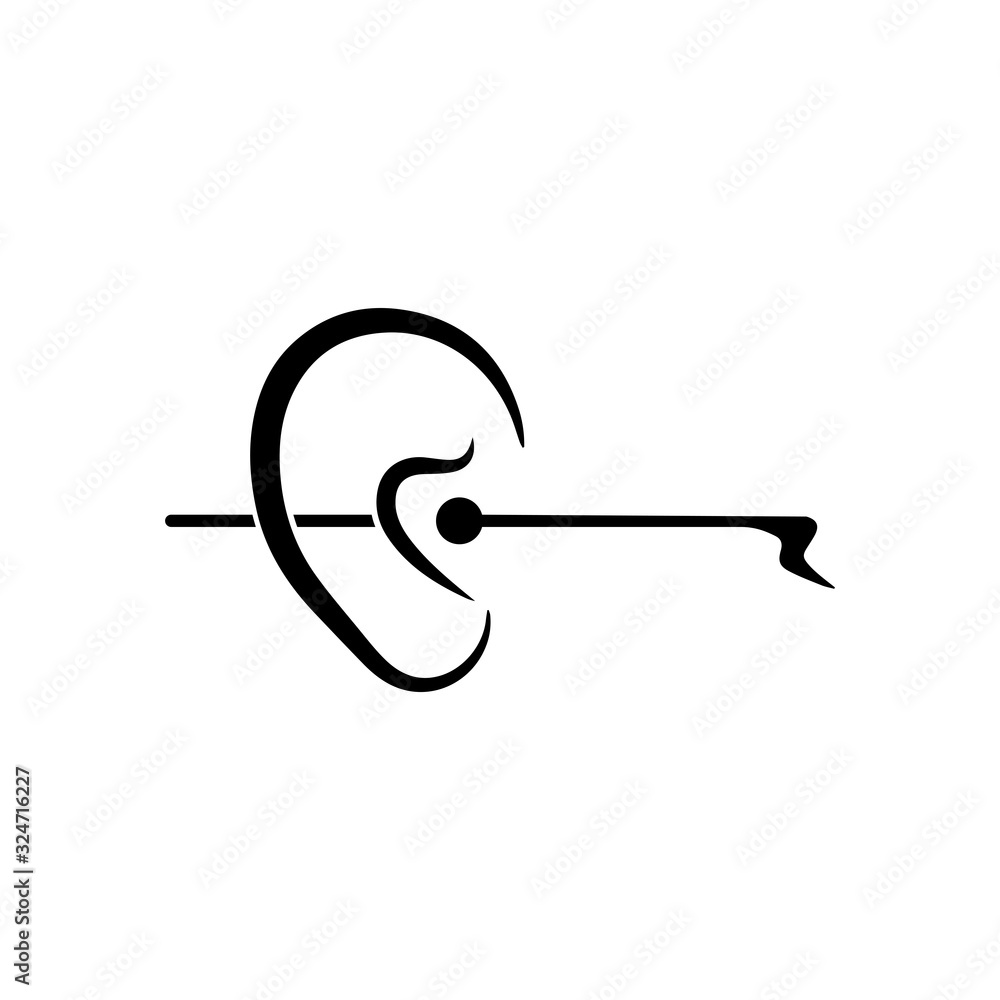 Hearing Logo Template vector icon design Hearing Logo Template vector icon design