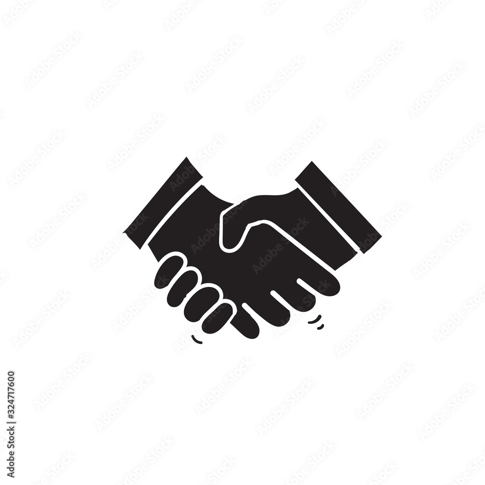 hand drawn handshake illustration with doodle style vector isolated hand drawn handshake illustration with doodle style vector isolated