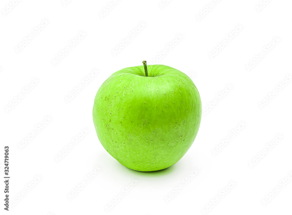 Apple green isolated on a white background Apple green isolated on a white background