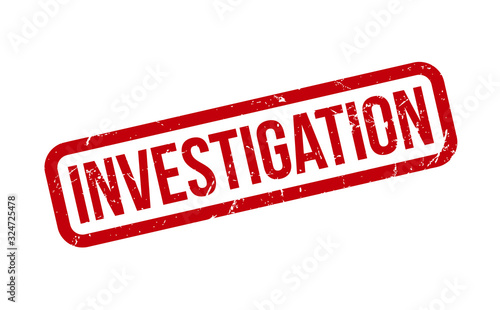 Investigation Rubber Stamp. Investigation Rubber Grunge Stamp Seal Vector Illustration - Vector